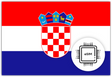 Croatia eSIM – Travel connectivity for Croatia. Image featuring the Croatian flag and an eSIM icon