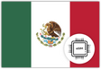 Mexico eSIM – Travel connectivity for Mexico. Image featuring the Mexican flag and eSIM icon