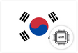 South Korea eSIM – Travel connectivity for South Korea. Image featuring the South Korean flag and an eSIM icon.