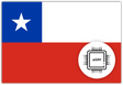 Chile eSIM – Travel connectivity for Chile. Image featuring the Chilean flag and an eSIM icon.

