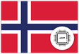 Scandinavia eSIM – Travel connectivity for Scandinavia. Image featuring Scandinavia flag and eSIM icon